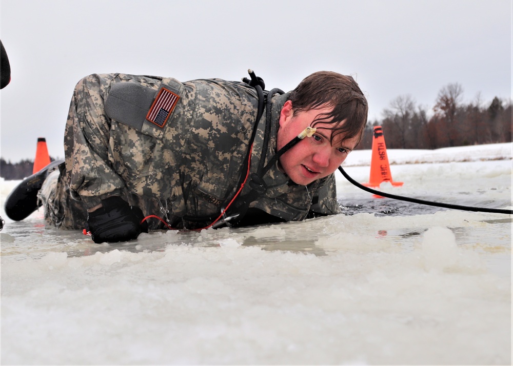 CWOC Class 20-02 students complete cold-water immersion training at Fort McCoy