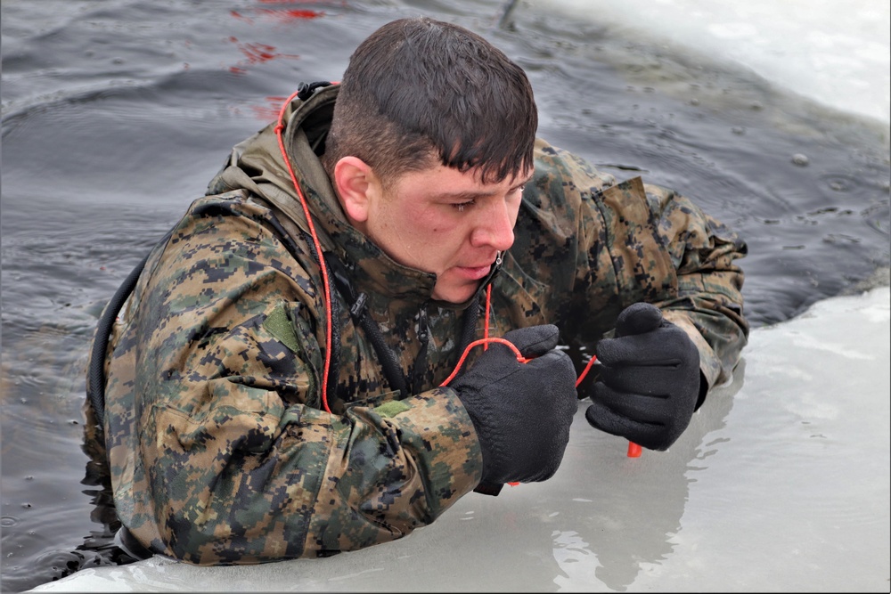 CWOC Class 20-02 students complete cold-water immersion training at Fort McCoy