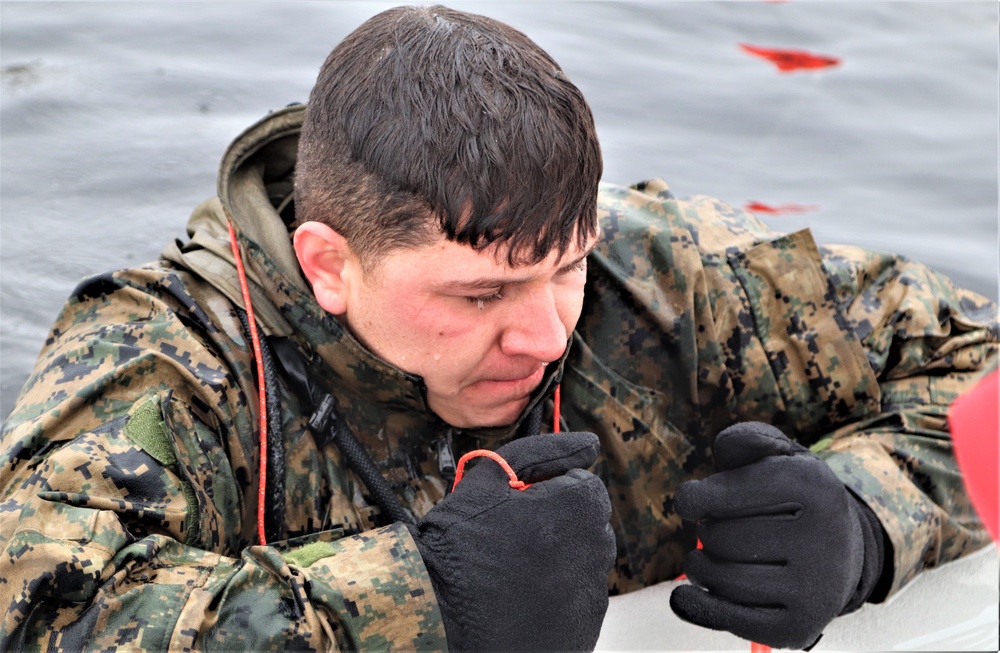 CWOC Class 20-02 students complete cold-water immersion training at Fort McCoy