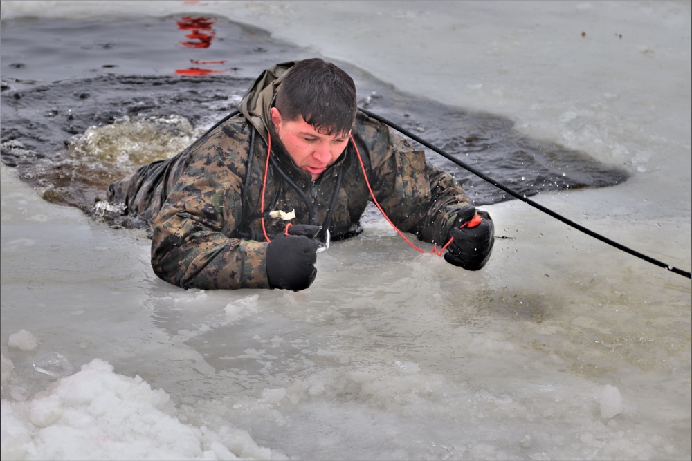 CWOC Class 20-02 students complete cold-water immersion training at Fort McCoy