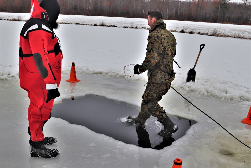 CWOC Class 20-02 students complete cold-water immersion training at Fort McCoy