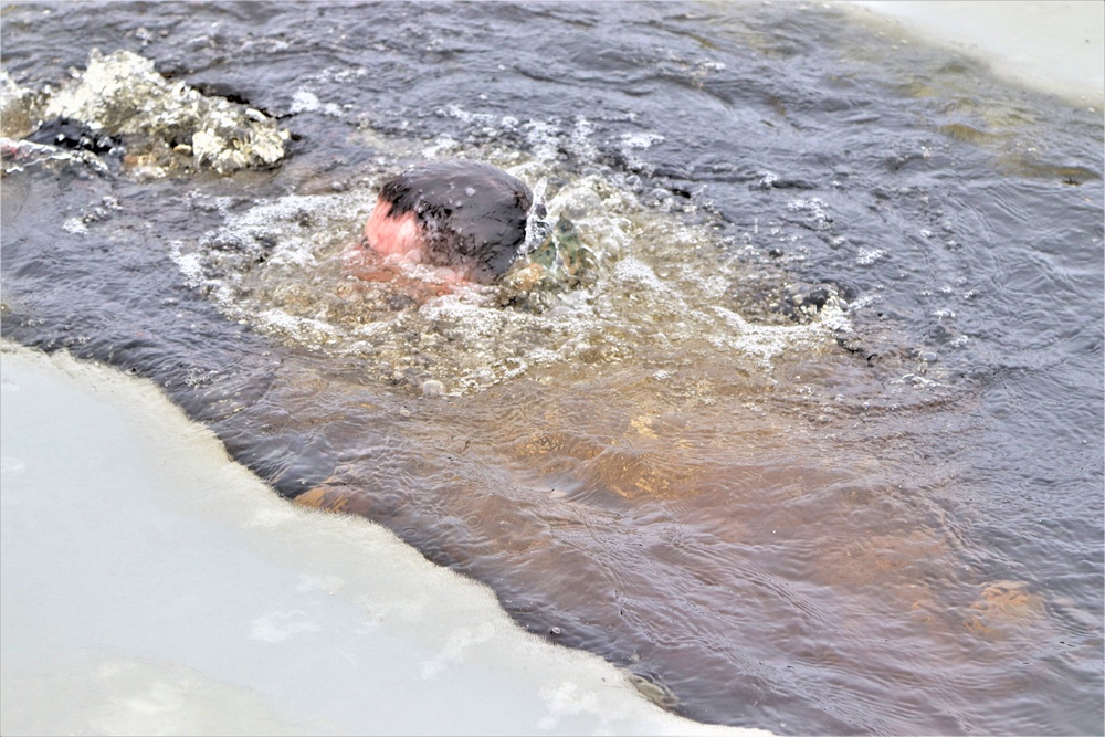 CWOC Class 20-02 students complete cold-water immersion training at Fort McCoy