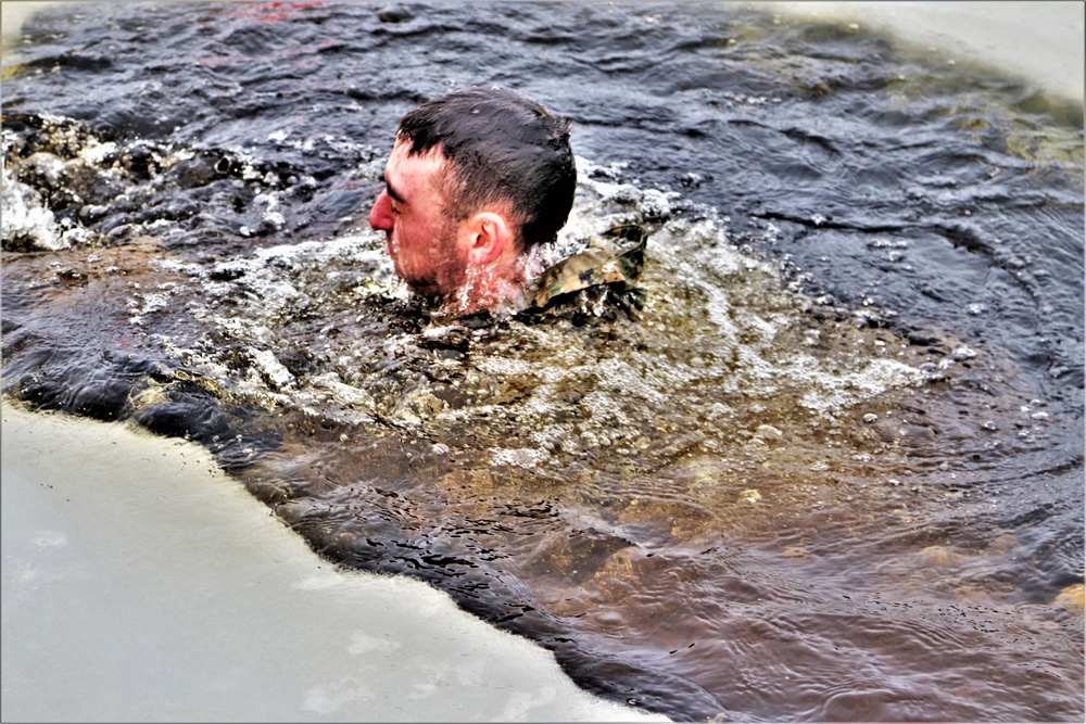 CWOC Class 20-02 students complete cold-water immersion training at Fort McCoy