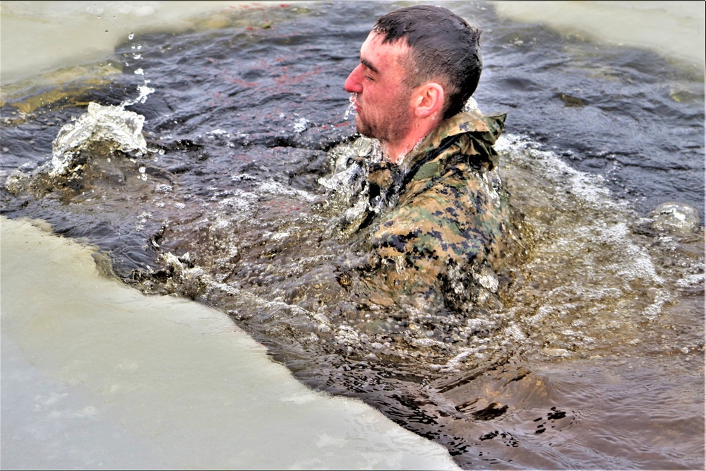 CWOC Class 20-02 students complete cold-water immersion training at Fort McCoy