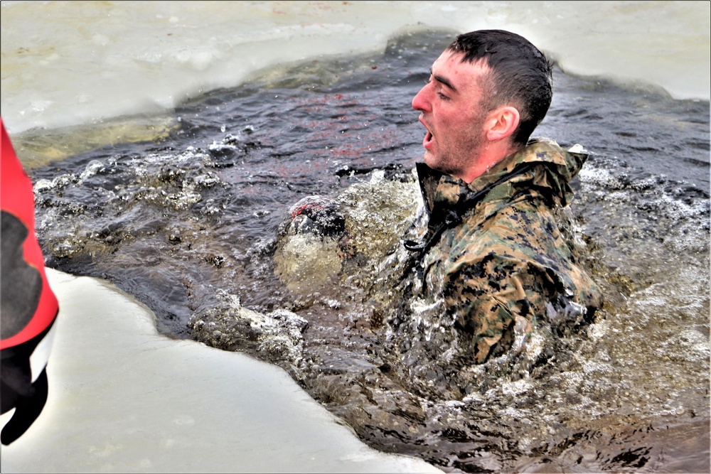 CWOC Class 20-02 students complete cold-water immersion training at Fort McCoy