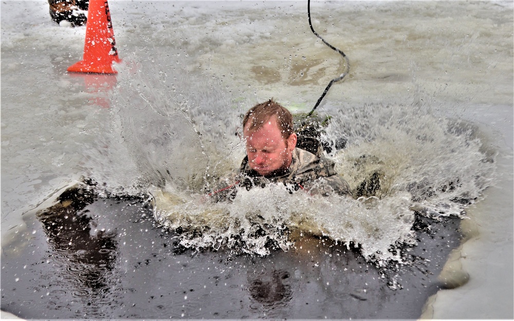 CWOC Class 20-02 students complete cold-water immersion training at Fort McCoy