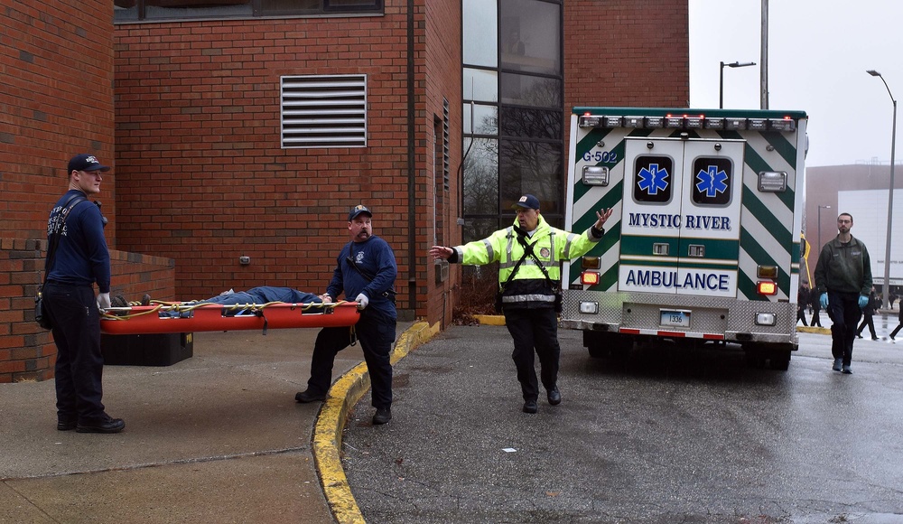 Naval Submarine Base New London Active Shooter Drill