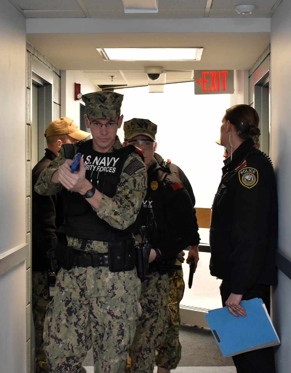 Naval Submarine Base New London Active Shooter Drill