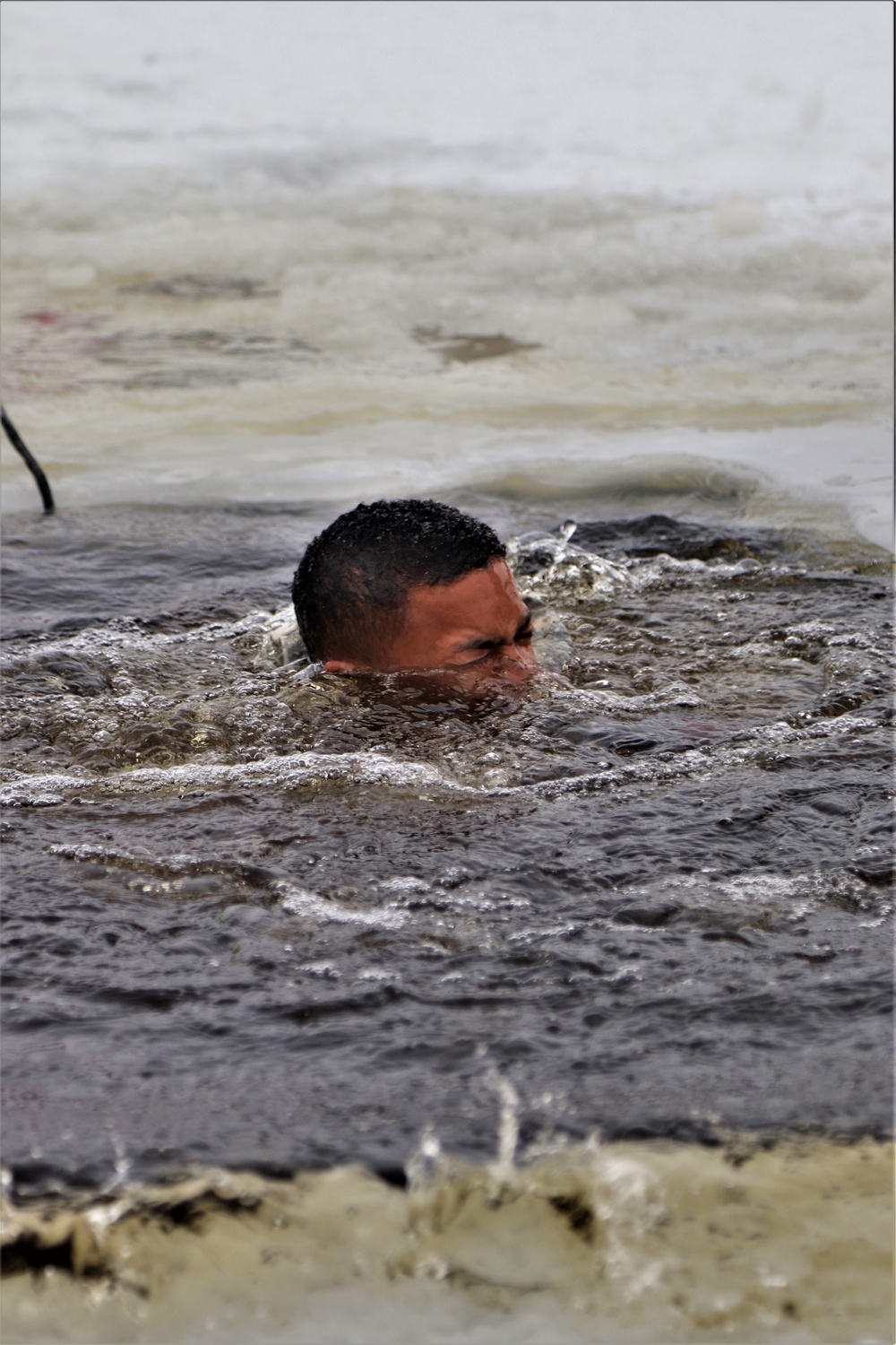 CWOC Class 20-02 students complete cold-water immersion training at Fort McCoy