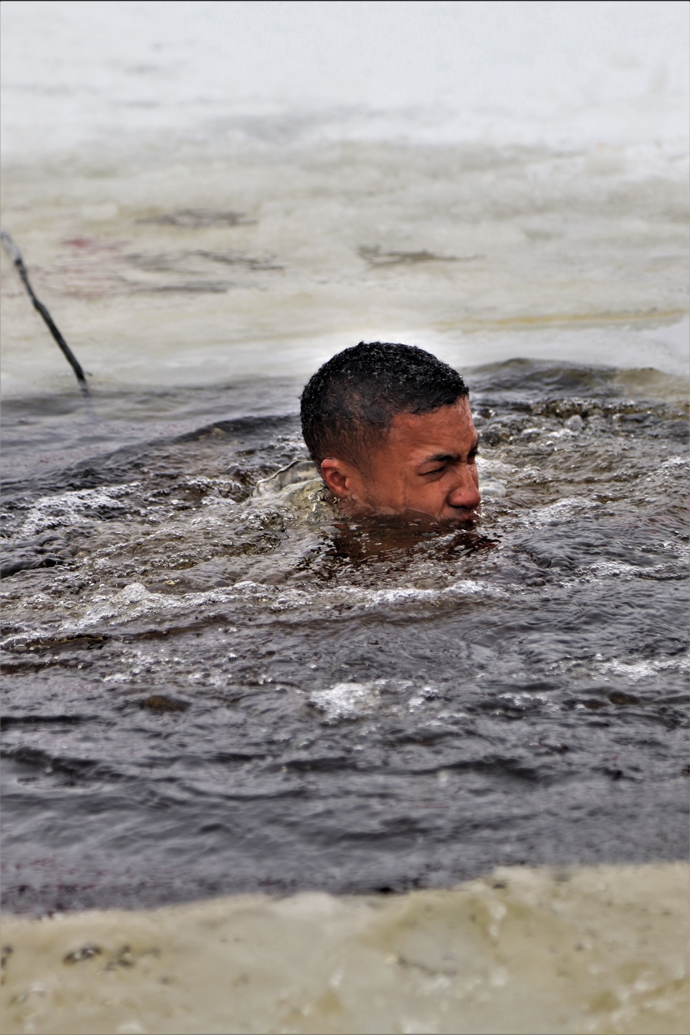 CWOC Class 20-02 students complete cold-water immersion training at Fort McCoy