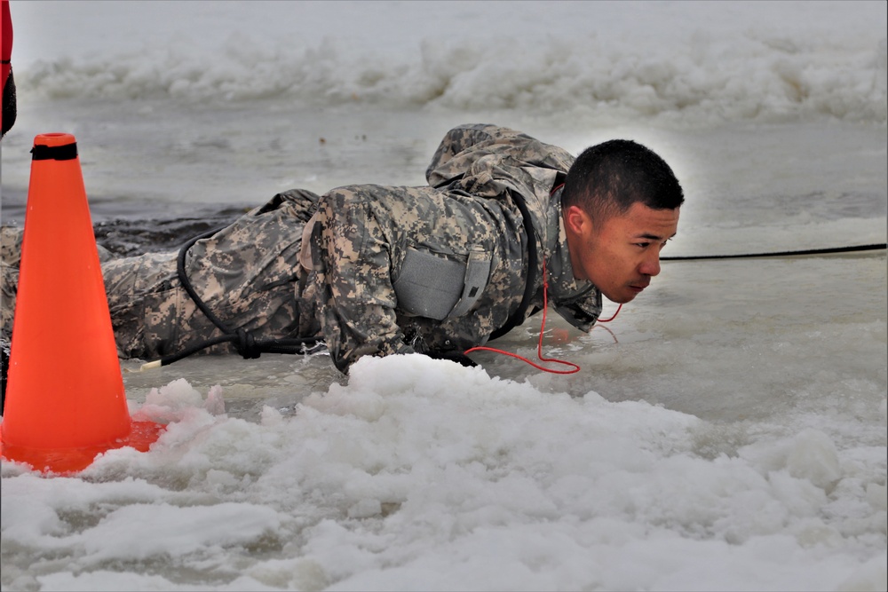 CWOC Class 20-02 students complete cold-water immersion training at Fort McCoy