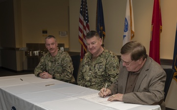 NSA Crane and Neighboring Communities Sign Memorandum of Agreement to Formalize Commitment to Improve Communication and Collaboration