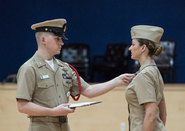 200206-N-TE695-0020 NEWPORT, R.I. (Feb. 6, 2020) -- Navy Officer Development School conducts a khaki uniform inspection