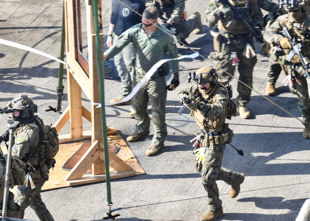 USS Germantown (LSD 42) visit, board, search and seizure training