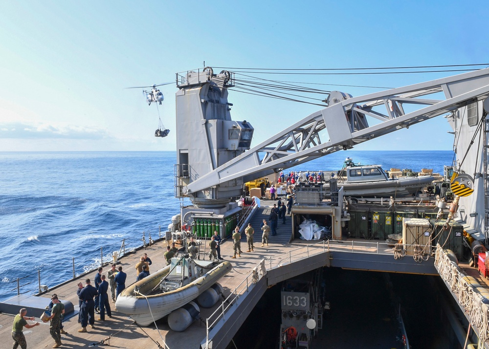 USS Germantown (LSD 42) replenishment-at-sea