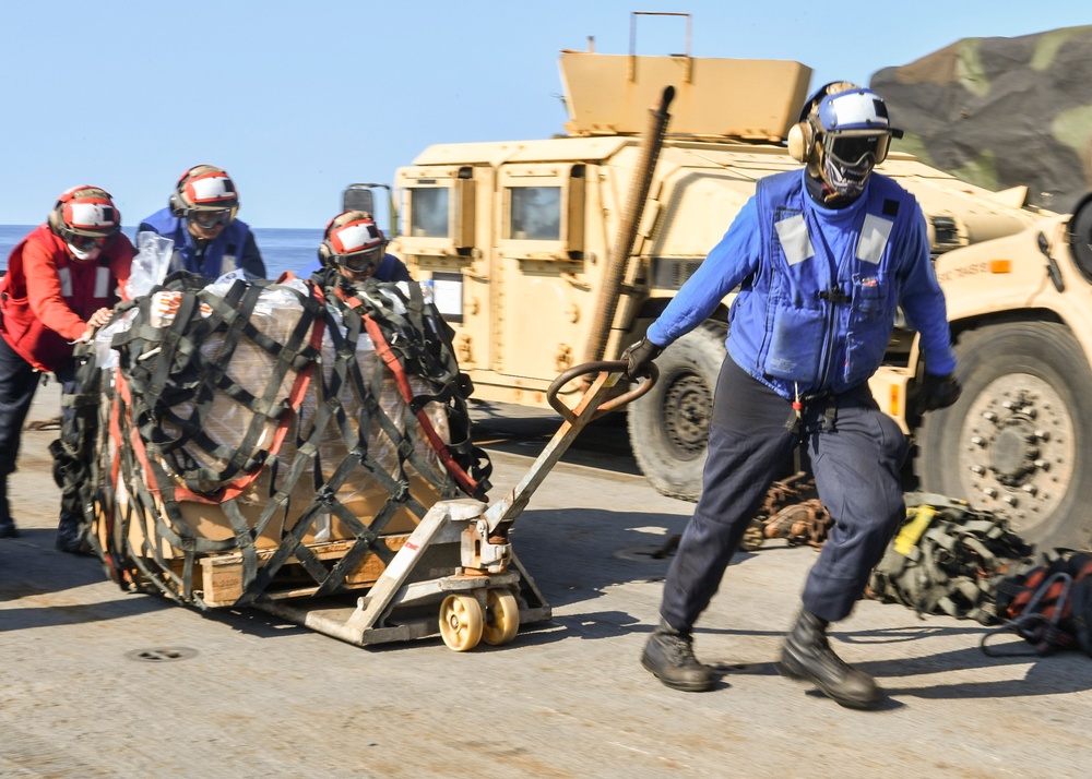 USS Germantown (LSD 42) replenishment-at-sea