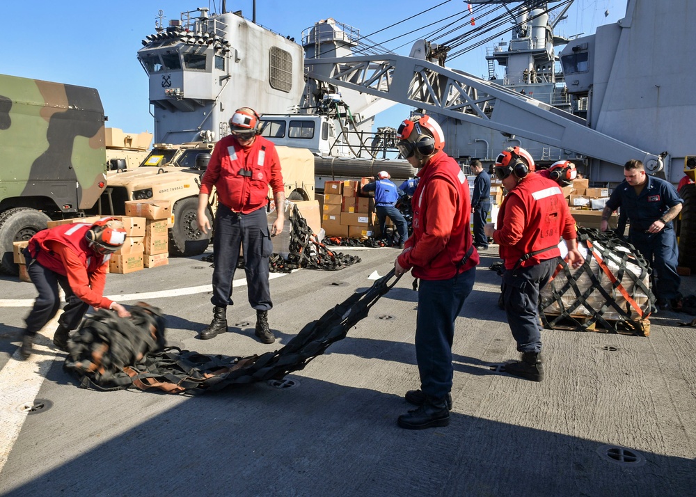 USS Germantown (LSD 42) replenishment-at-sea