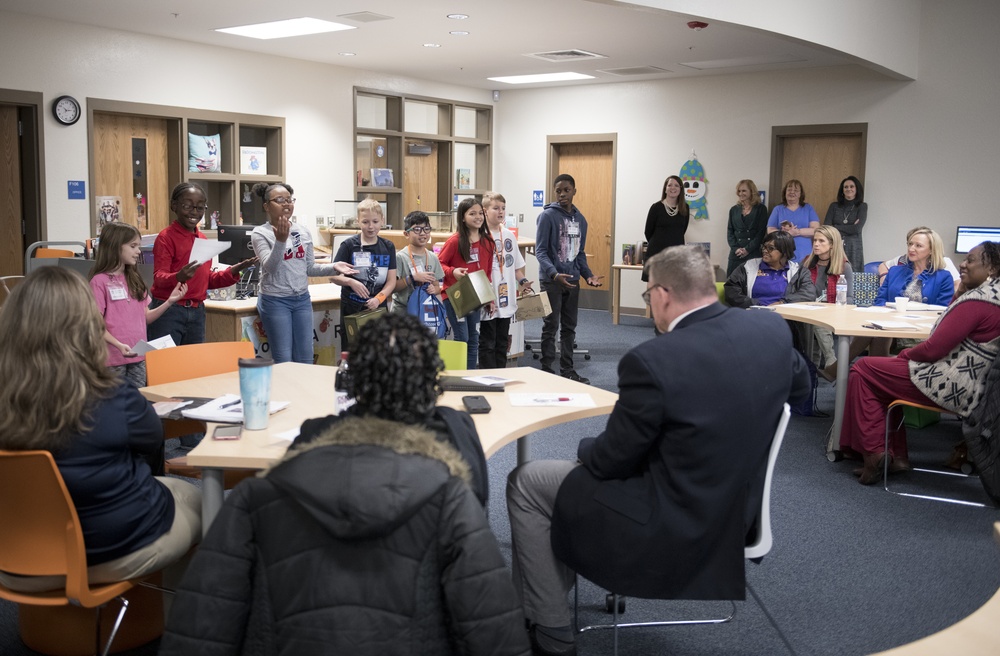 SJAFB discuss Military Child Education Coalition with Wayne County educators