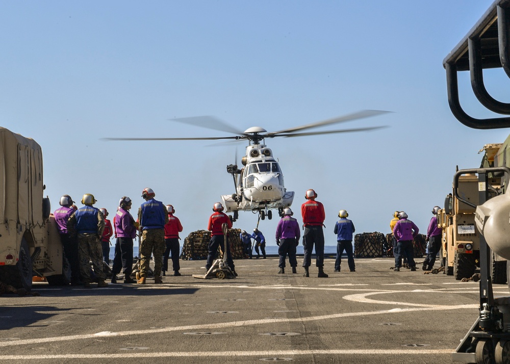 USS Germantown (LSD 42) replenishment-at-sea
