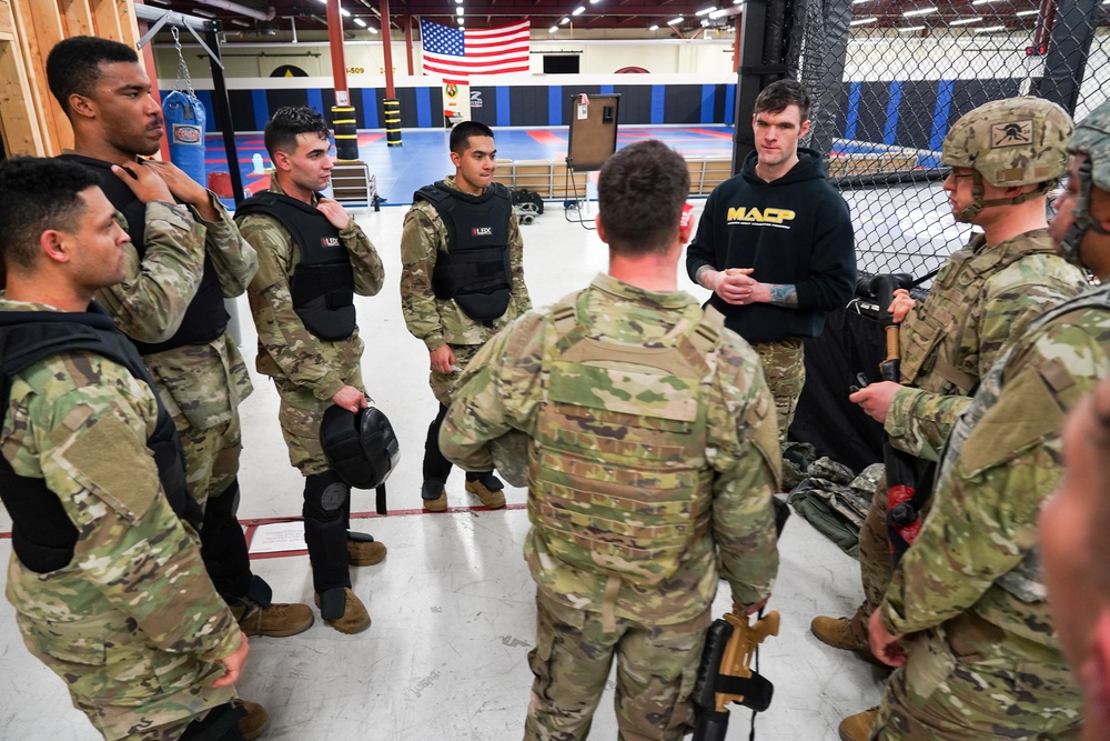 U.S. Army Alaska Soldiers Conduct Modern Army Combatives Program Training