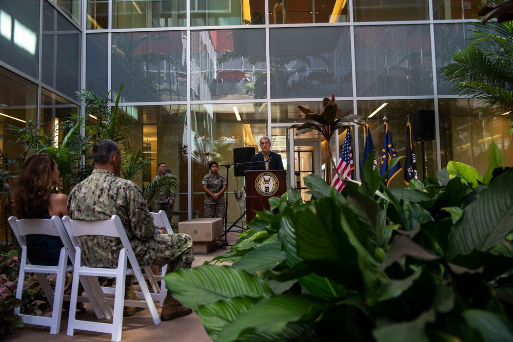 DPAA Honors Unaccounted for POW/MIA's with Chair Ceremony