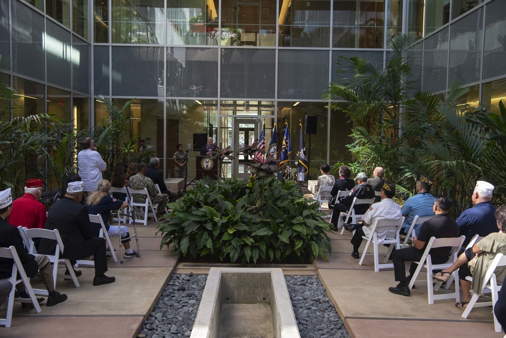 DPAA Honors Unaccounted for POW/MIA's with Chair Ceremony