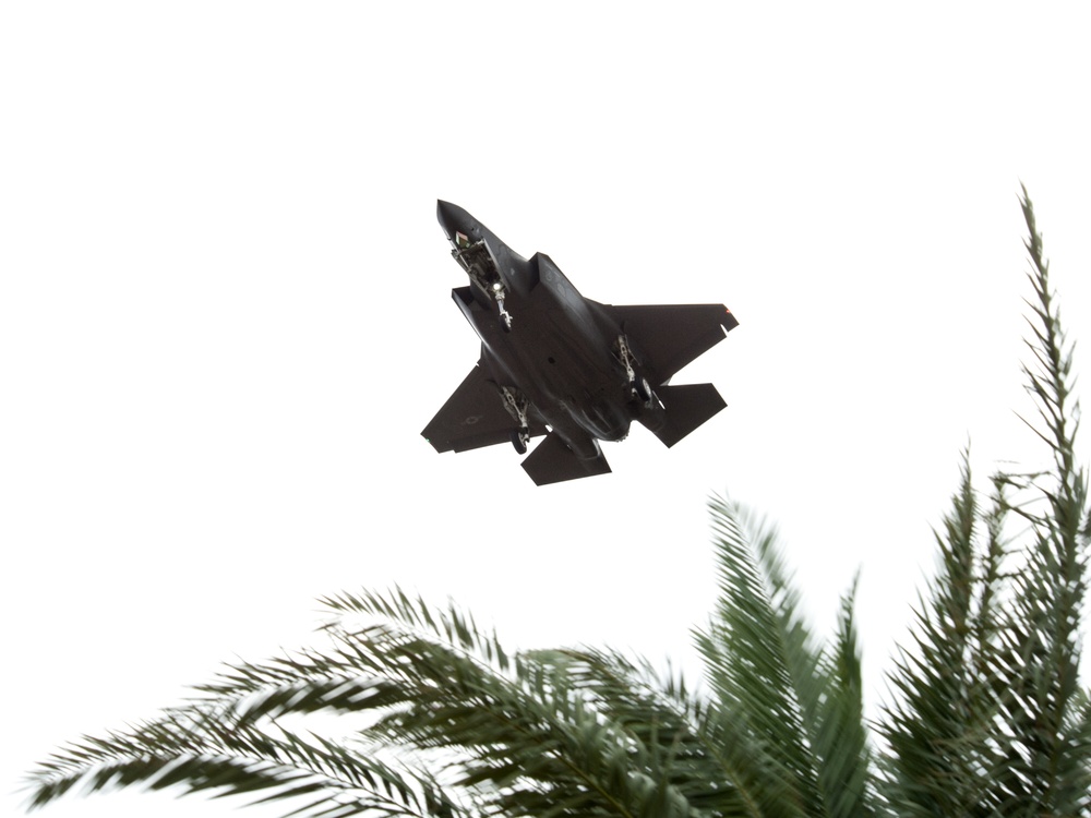 Stealth fighters combine airpower in new fighter exercise