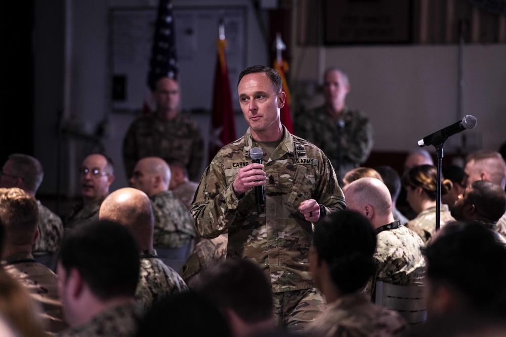 Combined Joint Task Force - Horn of Africa hosts town hall at Camp Lemonnier, Djibouti