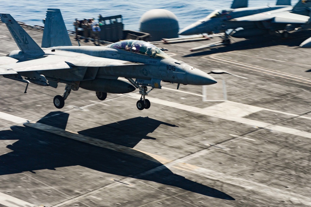 USS Harry S. Truman (CVN 75) transits the Arabian Sea