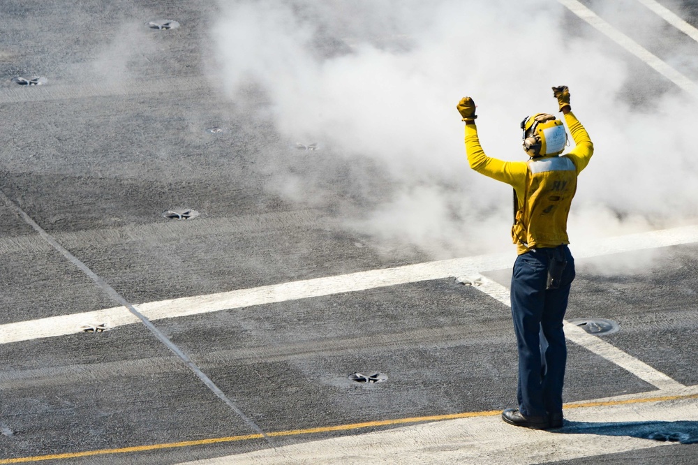 USS Harry S. Truman (CVN 75) transits the Arabian Sea