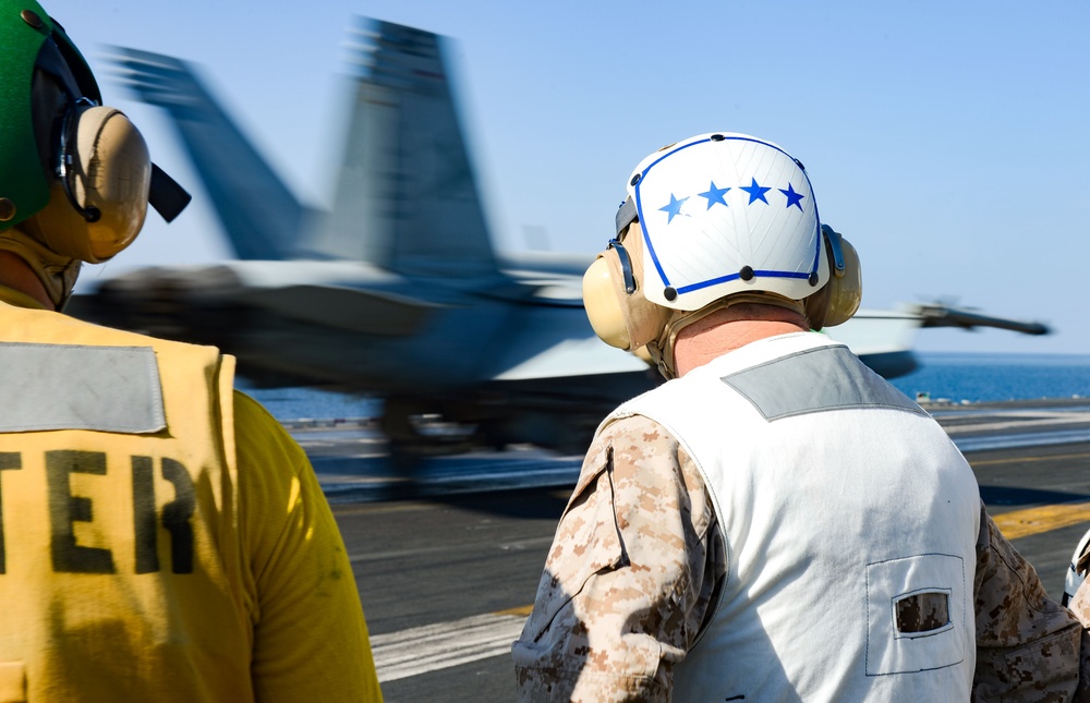 USS Harry S. Truman (CVN 75) transits the Arabian Sea