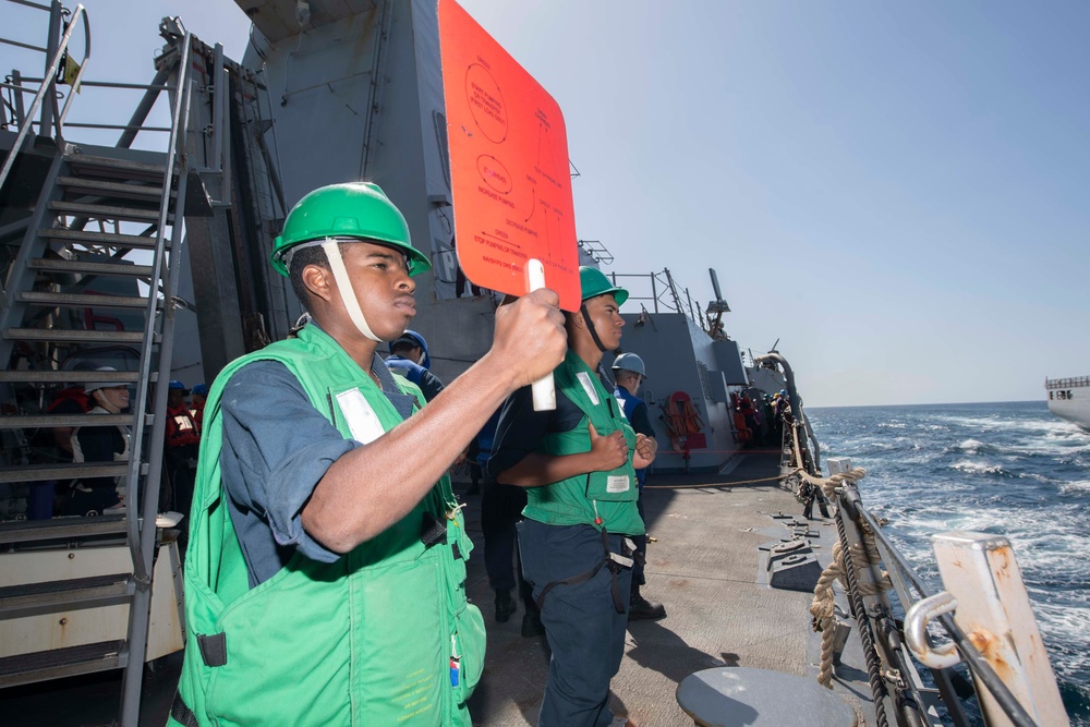 Forrest Sherman is underway on deployment