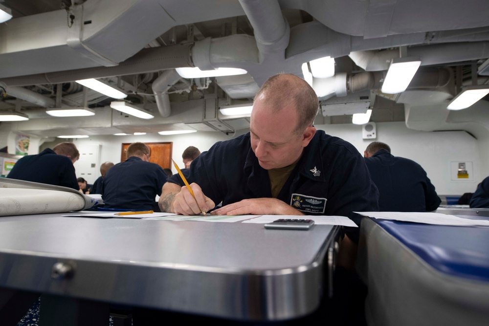 Forrest Sherman is underway on deployment