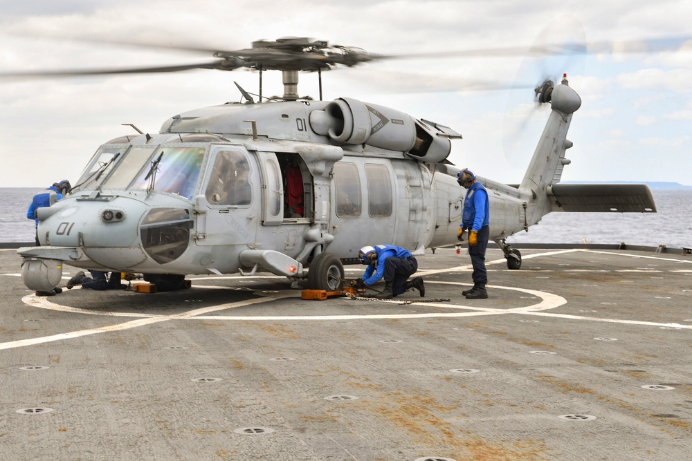 USS Germantown (LSD 42) Flight Ops