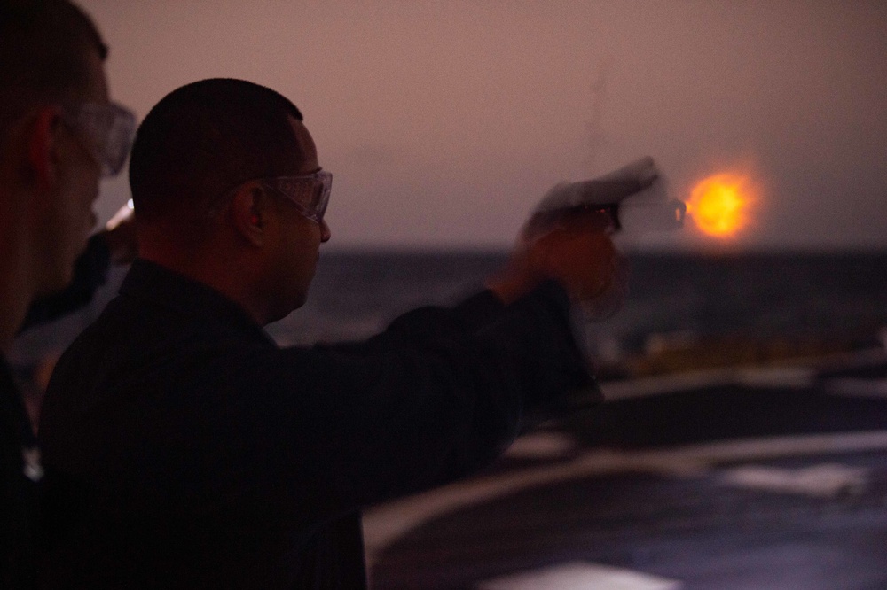 Gun Shoot, USS Farragut