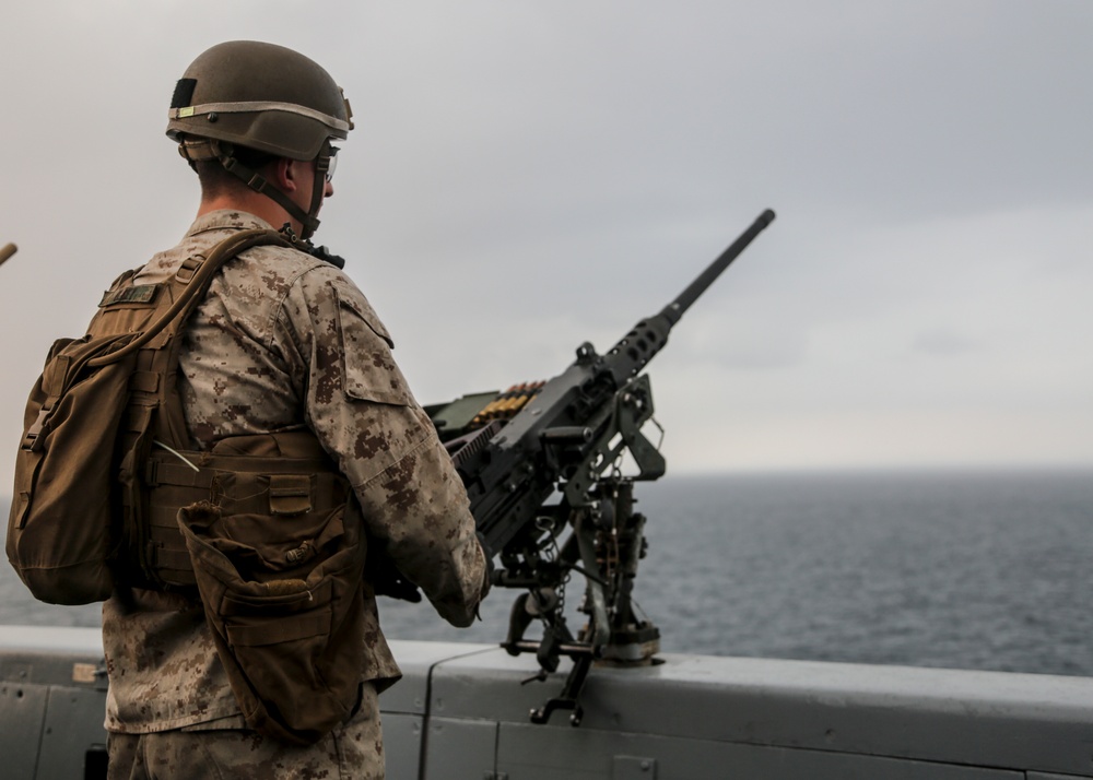 USS New York transits Bab al-Mandeb Strait