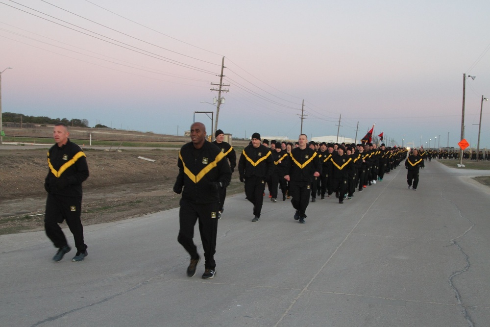 42nd Infantry Division Soldiers Conduct Division Run