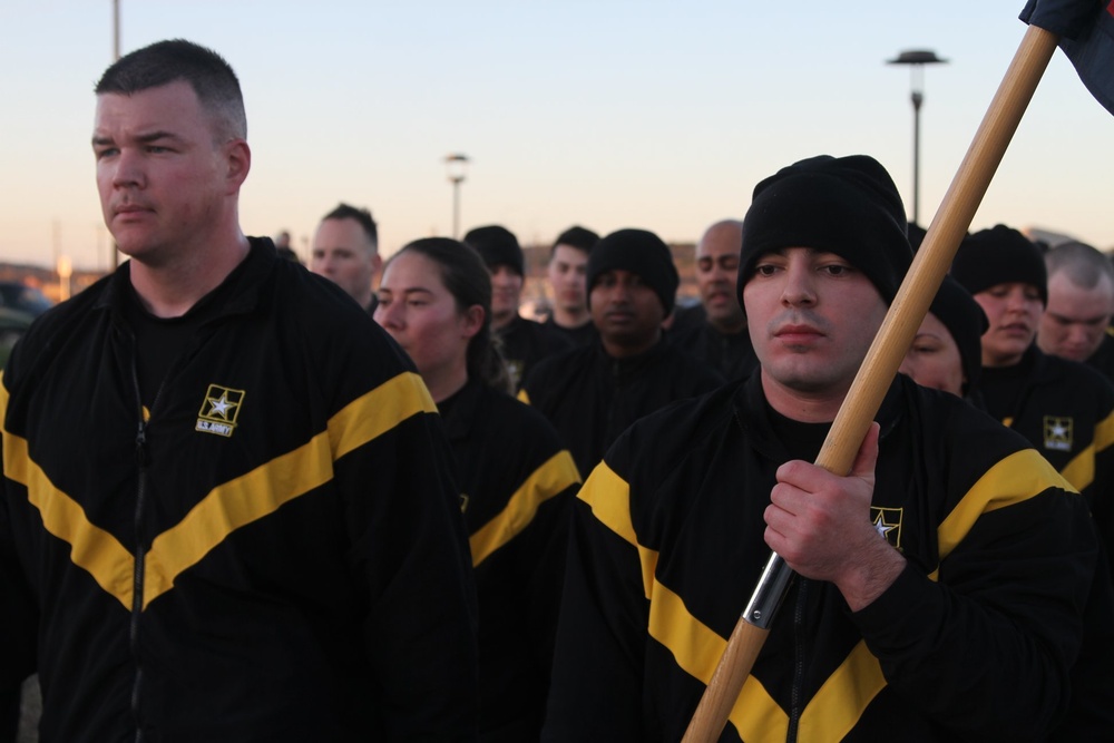 42nd Infantry Division Soldiers Conduct Division Run