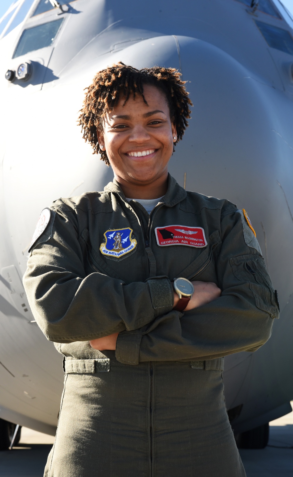 First African-American woman C-130H pilot returns to 165th Airlift Wing