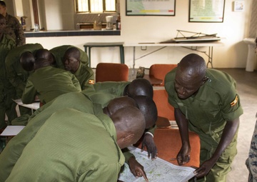 U.S. Marines advise the Uganda People's Defence Force