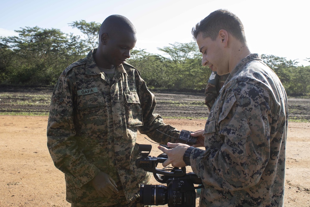 U.S. Marines Advise the Uganda People's Defence Force