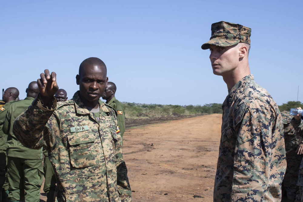 U.S. Marines Advise the Uganda People's Defence Force