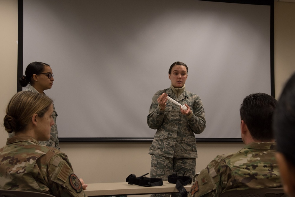 Airmen Teach Self Aid Buddy Care