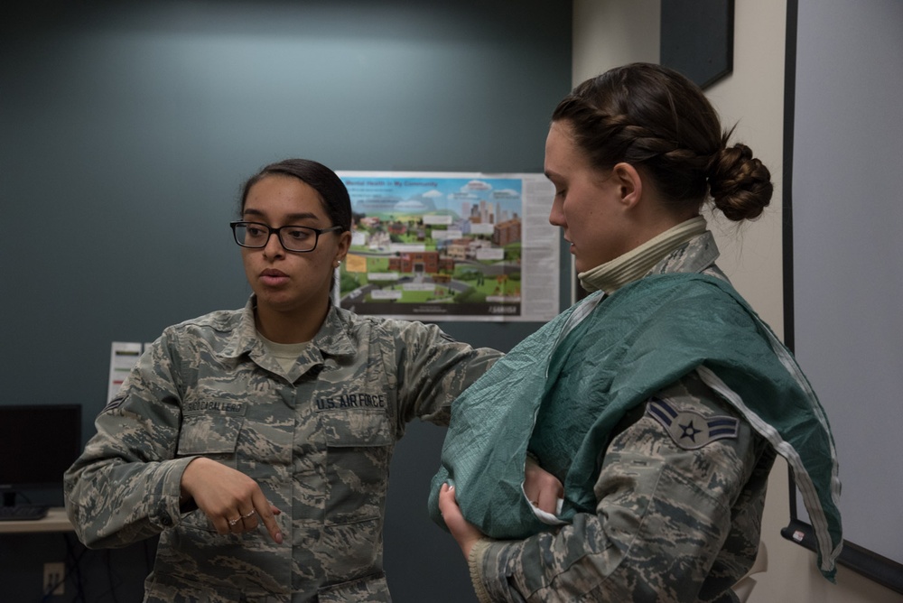 Airmen Teach Self Aid Buddy Care