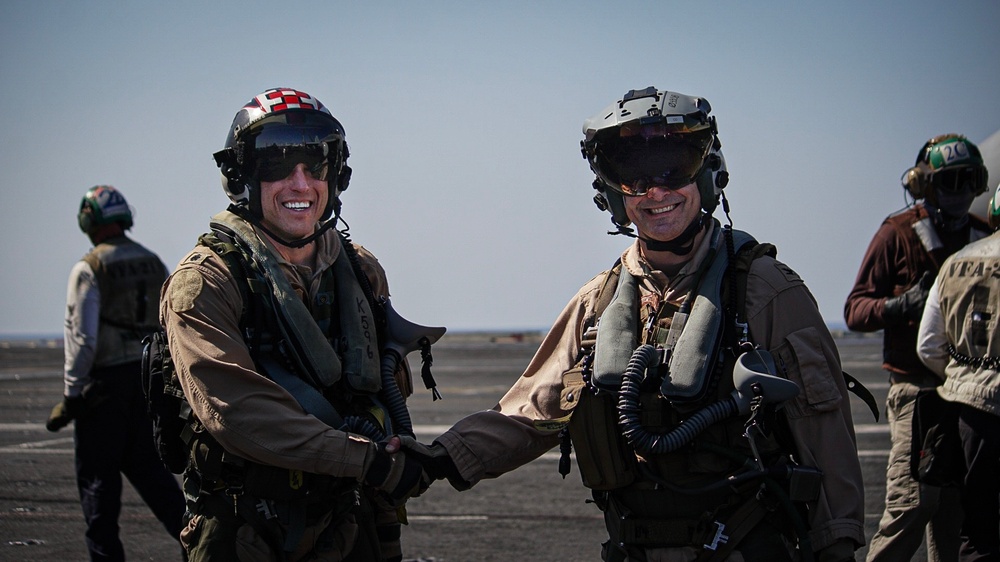 USS Harry S. Truman (CVN 75) transits the Arabian Sea