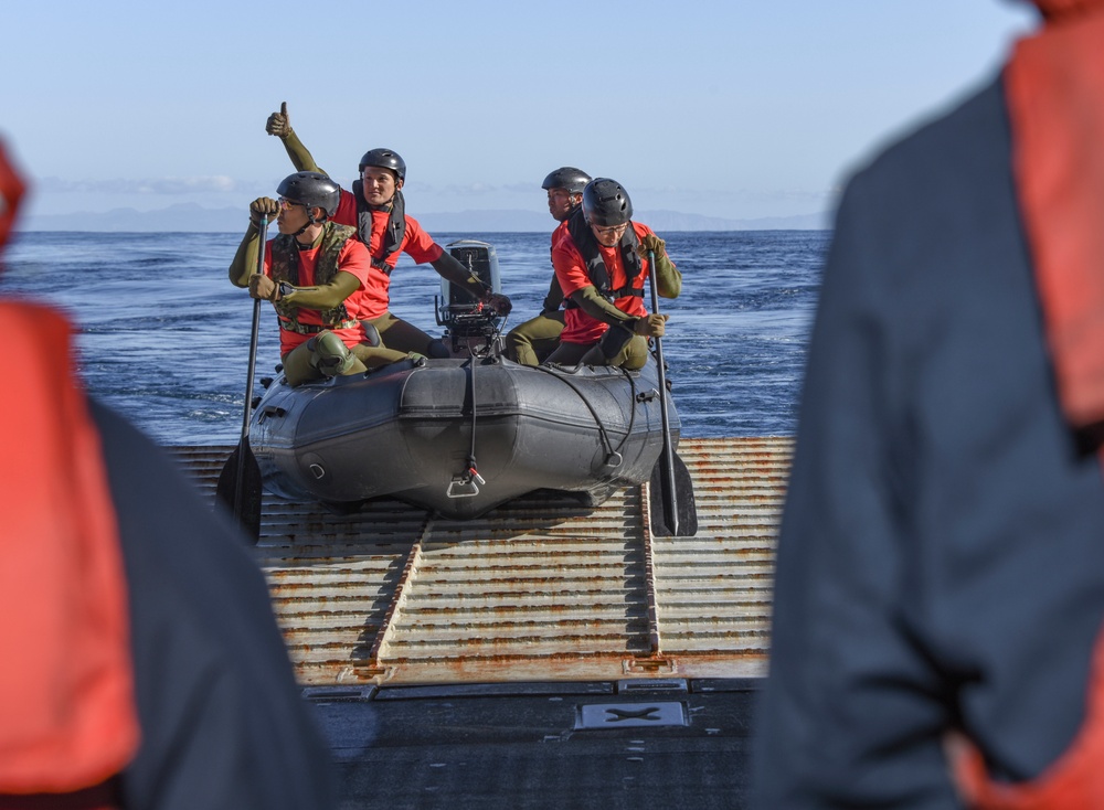 CRRC Operations Aboard USS Pearl Harbor