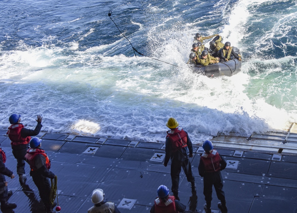 CRRC Operations Aboard USS Pearl Harbor