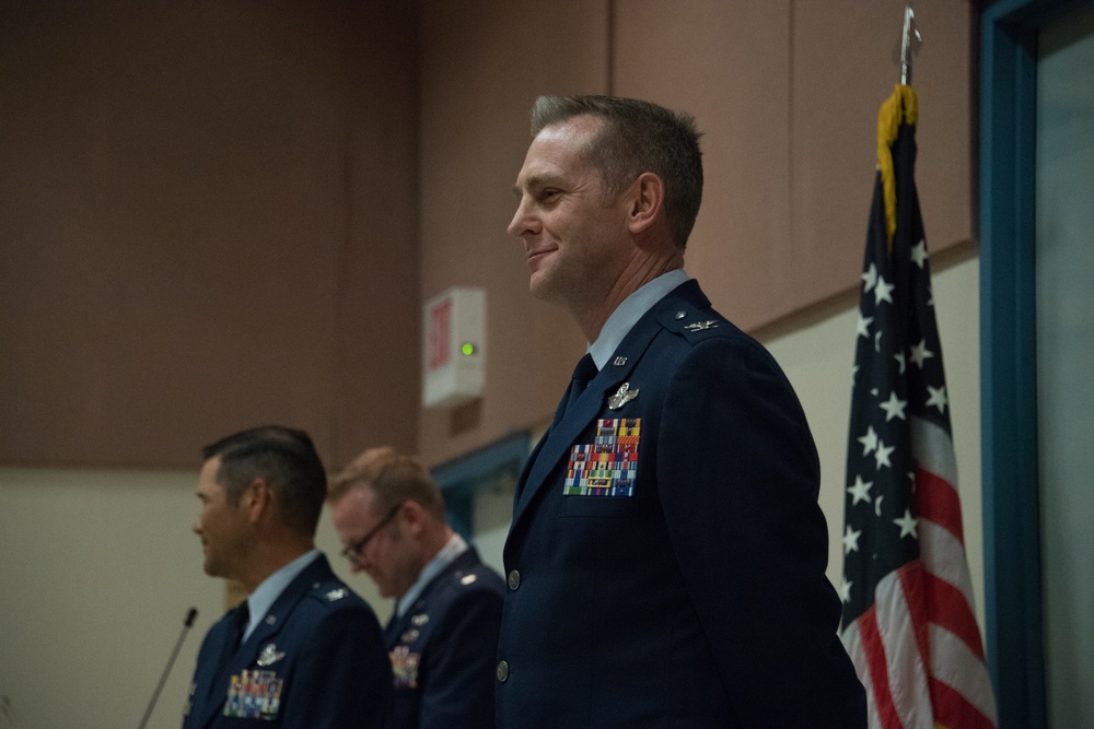 146th Operations Group received new commander during assumption of command ceremony