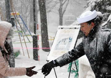 Navy Community Outreach at Sapporo Snow Festival