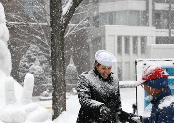 Navy Community Outreach at Sapporo Snow Festival